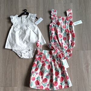 Carter's Peach Print 3-Piece Bundle